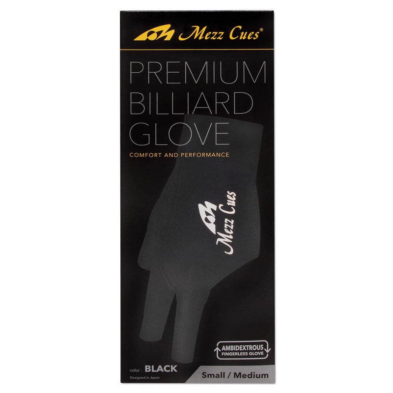 MEZZ Premium Billiard Glove - Fits Either Hand (Large/X-Large, Black) - Image 4